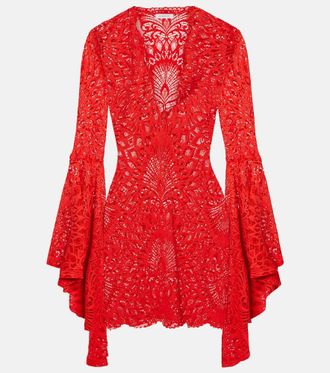 Alexandra Miro Kara lace beach dress