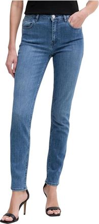 Trussardi 105 Skinny - Dames - Skinny Jeans - Blauw - W28 - Katoen - Jeans