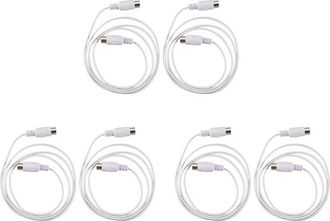 OEM Adecuado Para Cables De Extensi&oacute;n Midi De 5 Pines Macho A 5 Pines Macho, Compatible Con Teclados De Piano Electr&oacute;nico, Instrumentos Musicales, Ordenad