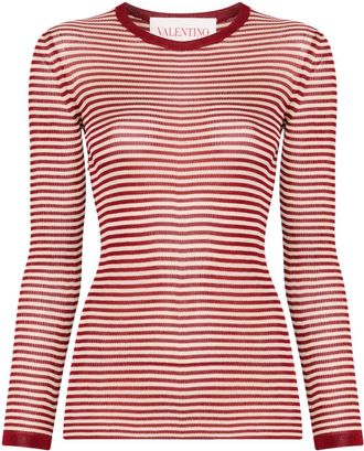 Valentino Garavani Maglione in seta - Rosso