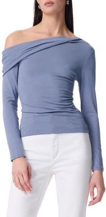 Robert Rodriguez Simonette Twisted One-Shoulder Long Sleeve Top in Wild Wind at Nordstrom Rack, Size X-Large