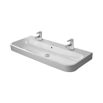 Duravit Duravit - Happy D.2 Mueble Lavabo Con Rebosadero 1200x505mm Geschl 2 Orificios Para Grifer&iacute;a Blanco
