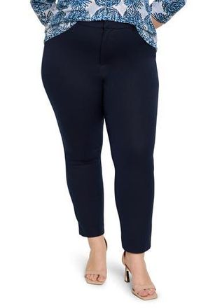 Nic+Zoe Copley Ankle Straight Leg Pants in Dark Indigo at Nordstrom Rack, Size 22W