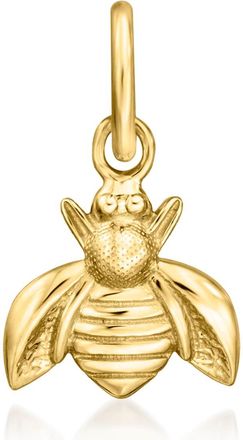 RS Pure by Ross-Simons Italian 14kt Yellow Gold Bumblebee Charm