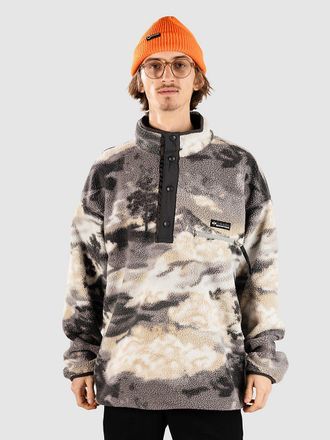 Columbia Helvetia II Printed Half Snap Fleece Pullover grau
