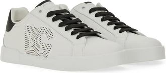 Dolce & Gabbana Low-Top Sneaker - Strobel Portfino Light Sneaker - Gr. 39 (EU) - in Weiß - für Damen