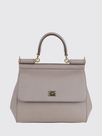 Dolce & Gabbana Borsa a mano Sicily media in pelle di vitello Dauphine Dolce & Gabbana