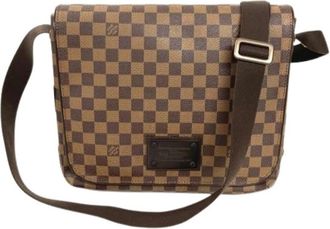 Louis Vuitton Pre-owned Shoulder bag - Heren - Vintage Schoudertas - Bruin - ONE Size - Leer - Vintage