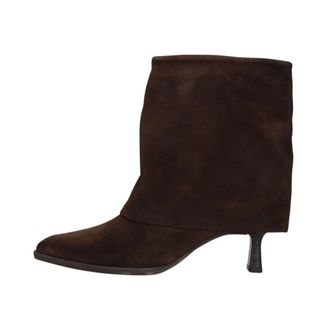 Unisa Lario Enkellaarsjes - Dames - Schoenen - Bruin - Maat: 36 EU