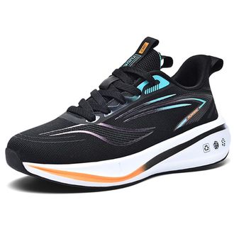 Generic Eestfy Unisex Athletic Trainers Lightweight Breathable Sneakers Cushioned Sole for Jogging and Daily Sports Full Size Range,Blue,6.5 UK