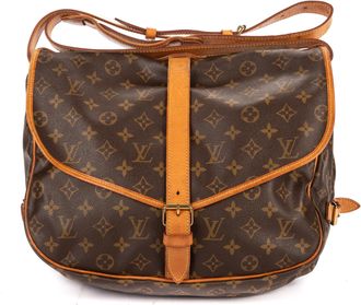 Louis Vuitton Pre-owned Womens Saumur GM Shoulder Bag - Brown - One Size