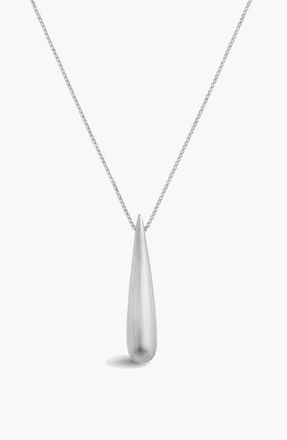 Yoj Eos Teardrop Necklace in Silver at Nordstrom