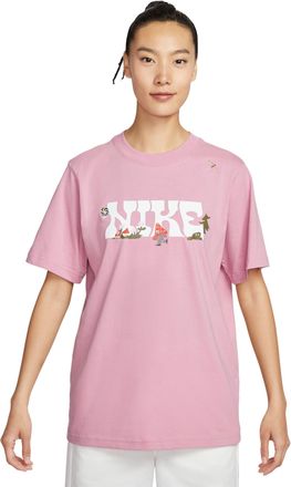 Nike (WMNS) Nike Sportswear Graphic T-shirt Asia Sizing Pink IF0607-668