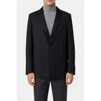 Dior MenS Black Embellished Collar Jacket, Size 50