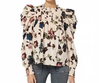 Cleobella Irina Blouse In Jardin Print