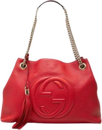 Gucci Borsa Tote Pre-owned Vintage - - Pre-owned - Donna - Rosso - ONE SIZE