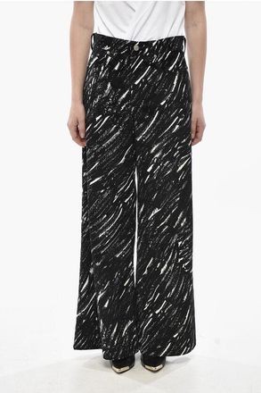 Marni Flocked Cotton 5-Pocket Pants CRAYON size 40