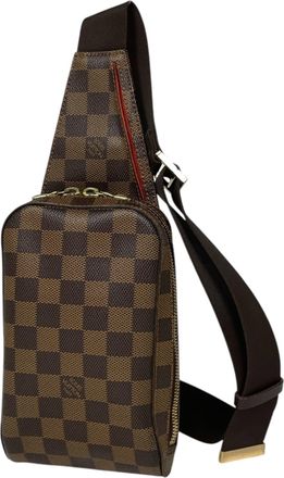 Louis Vuitton Brown Damier Canvas Sling Bag (Pre-Owned)