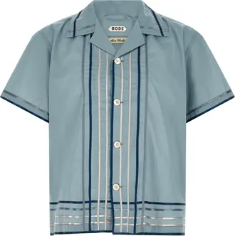 Bode Blue Cotton Mens Blouse
