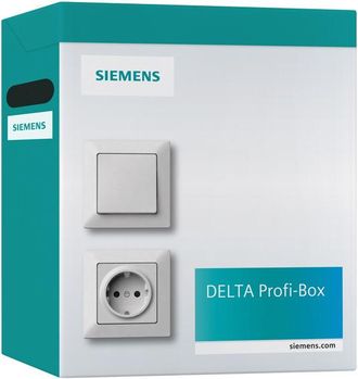 SIEMENS Elektro Delta Profibox Caja De Enchufes Blanco