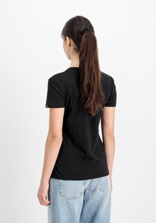 Alpha Industries T-Shirt ALPHA INDUSTRIES Crystal T-Shirt W, Damen, Gr. XS, schwarz, Obermaterial: 100% Baumwolle, Shirts T-Shirt