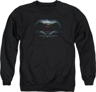 Gildan Batman V Superman Logo Adult Crewneck Sweatshirt
