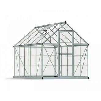 Palram Greenhouse Harmony 6 x 10, Polycarbonate, L306 x W185 x H208cm, Silver