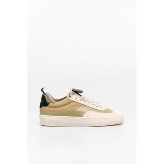 Scotch & Soda Beige Leather Low Top Mens Sneakers