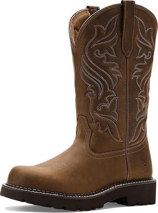 Ariat Fatbaby(r) Dawn Womens Motocross Boots Distressed Brown : 5.5 B - Medium, Leather