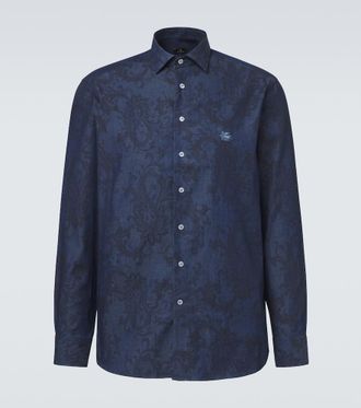 Etro Paisley denim shirt