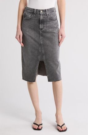 AG - Adriano Goldschmied Haruko Denim A-Line Skirt in Distortion at Nordstrom Rack, Size 23