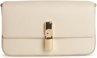 Furla iride Small Cream Leather Crossbody Bag