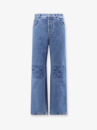 Loewe Jeans Anagram Baggy con ricamo frontale - LOEWE - gender_Man