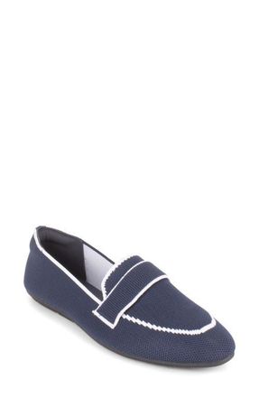 Elie Tahari Stockholm Loafer in Navy/White at Nordstrom, Size 8.5