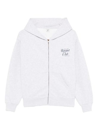 Sporty & Rich zip-up hoodie - Grey