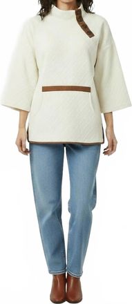 THML Clothing Kangaroo Pocket Sweater In Beige