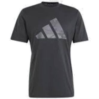 adidas Train Essentials Seasonal Brand Love Camo T-Shirt Asia Sizing Black IM7451