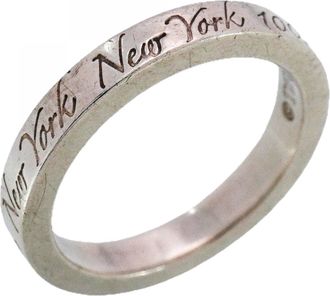 Tiffany & Co. Silver 925 Band Ring (Pre-Owned)