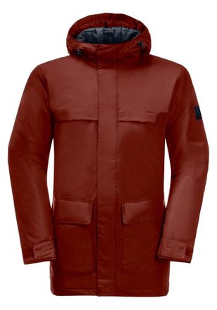 Jack Wolfskin Funktionsparka JACK WOLFSKIN WINTERLAGER PARKA M, Herren, Gr. XL (54/56), rot (intense, rust), Hauptmaterial: 100% Polyester; Futter: 100% Polyester (
