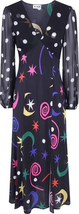 Rixo Dress Star Dot Mix Melanie