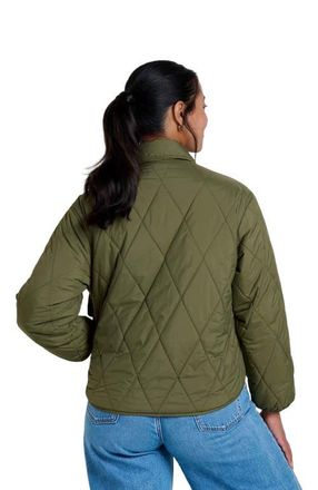 Toad & Co Womens Roame Reversible Jacket in Olive & Persimmon at Nordstrom, Size X-Large