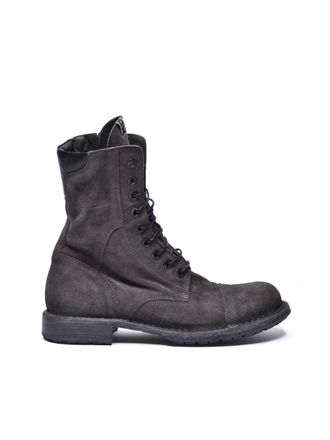 Moma Grey Suede Bootie