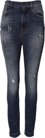 Dolce & Gabbana Dames, Jeans, Blauw, Maat: XS Denim