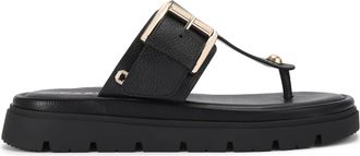 Carvela Womens Leather Pavilion T Bar Mule Mules - Black - Size UK 7