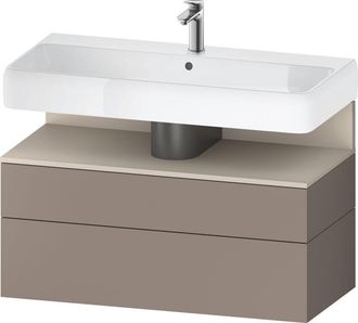 Duravit Qatego Mueble Bajo Lavabo, 1 Extra&iacute;ble Y 1 Caj&oacute;n, - Duravit