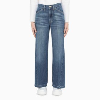 Frame Denim Jeans a zampa Le Baggy blu