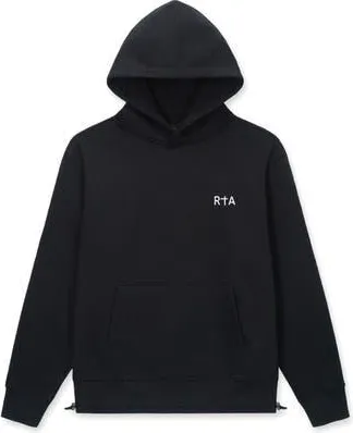 Rta Jordan Black Stamp Logo Hoodie at Nordstrom Rack, Size X-Large
