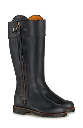 Penelope Chilvers Standard Tassel Knee High Boot in 101 Black at Nordstrom, Size 10.5Us