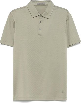 Corneliani Polo in jersey - Grigio