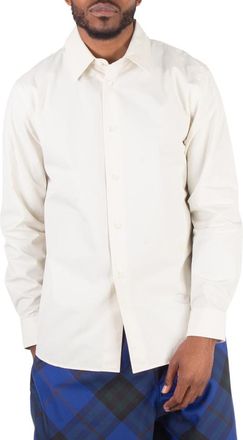 Burberry EKD Cotton Long-Sleeve Shirt, Size X-Small